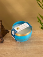 Свеча в чаше Yoga heal the soul, 200 г, 8.5×7 см, соевый воск, голубая - Фото 6