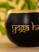 Свеча в чаше Yoga heal the soul чёрная, соевый воск 200 гр 8,5х7 см - Фото 4