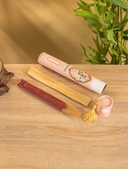 Благовония в тубусе «Роза», 30 штук с деревянной подставкой - Фото 2