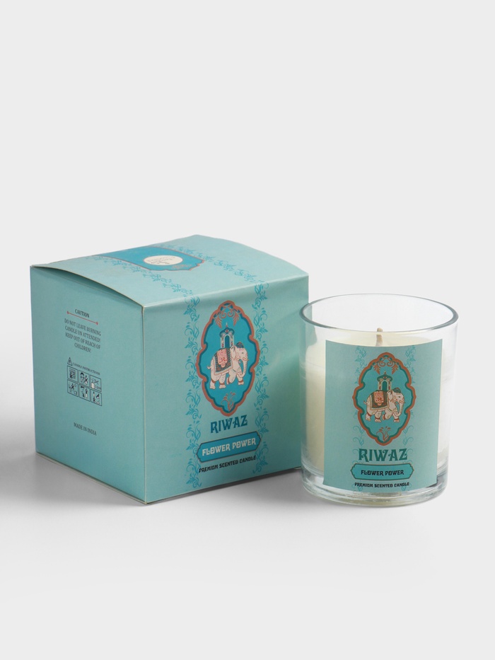 Свеча ароматическая в стекле «Сила цветов», соевый воск, 120 г - Фото 1