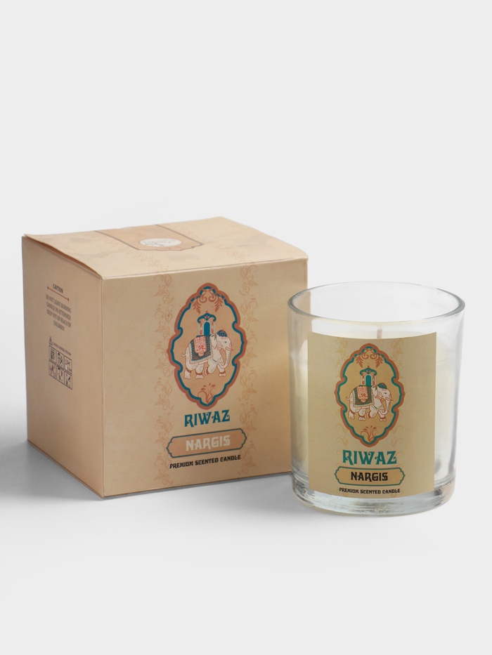 Свеча ароматическая в стекле «Нарцисс», соевый воск, 120 г - Фото 1