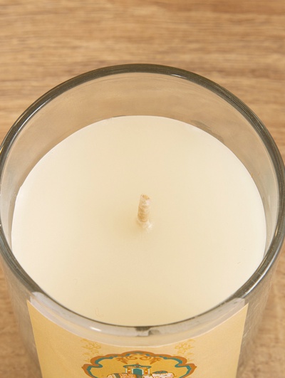 Свеча ароматическая в стекле «Нарцисс», соевый воск, 120 г