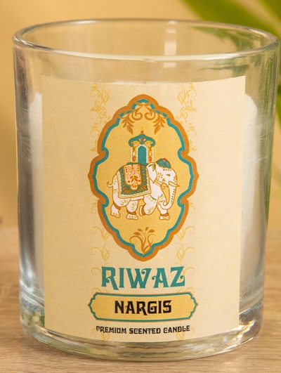 Свеча ароматическая в стекле «Нарцисс», соевый воск, 120 г