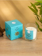 Свеча с кристаллом внутри Sea and Summer After the rain, 120 г, соевый воск, после дождя - Фото 6