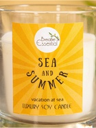 Свеча с кристаллом внутри Sea and Summer Vacation at Sea, 120 г, соевый воск, морской 10701834 - фото 16779414