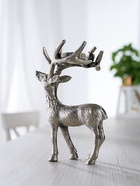 Подсвечник «Лесной олень», 13×7.5×18 см, алюминий - фото 60973928
