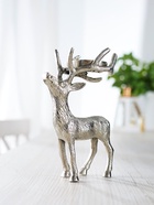 Подсвечник «Лесной олень», 13×7.5×18 см, алюминий - фото 60973924