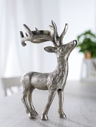 Подсвечник «Лесной олень», 13×7.5×18 см, алюминий - фото 60973926