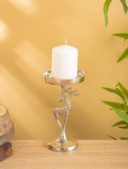 Подсвечник «Зимняя сказка», 10×10×17.5 см, алюминий, серебряный - Фото 5