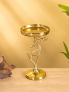 Подсвечник «Зимняя сказка», 10×10×17.5 см, алюминий, золотой - Фото 7