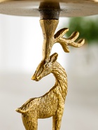 Подсвечник «Зимняя сказка», 10×10×17.5 см, алюминий, золотой - Фото 3