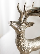 Подсвечник «Сохатый», 15.5×9×22.5 см, алюминий, серебряный - фото 60973943