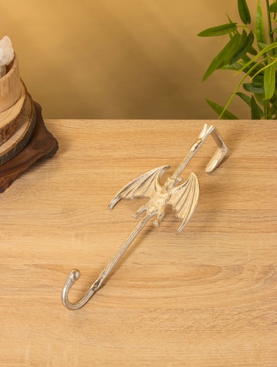 Крючок надверный «Летучая мышь», 33×13×6 см, алюминий