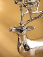 Подсвечник на 4 свечи «Олень», 17×26.5×38 см, алюминий - Фото 5