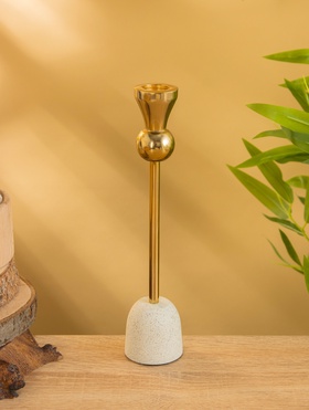 Подсвечник «Ферзь», 5×5×25 см, алюминий