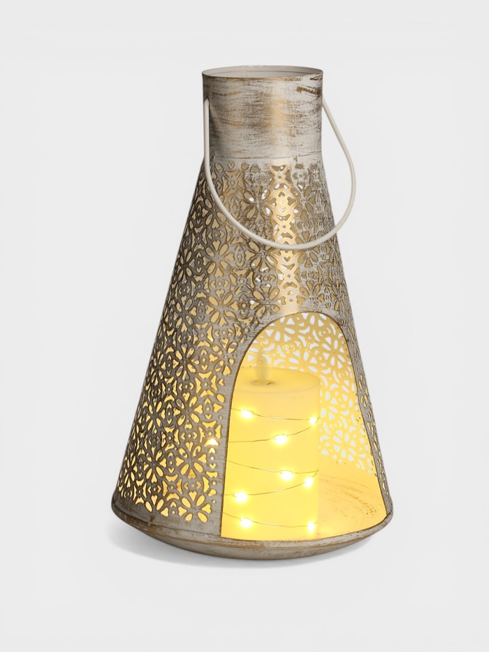 Подсвечник «Башня», 17×17×29 см, металл