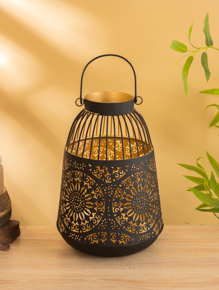 Подсвечник «Ажур», 21.5×21.5×30.5 см, металл