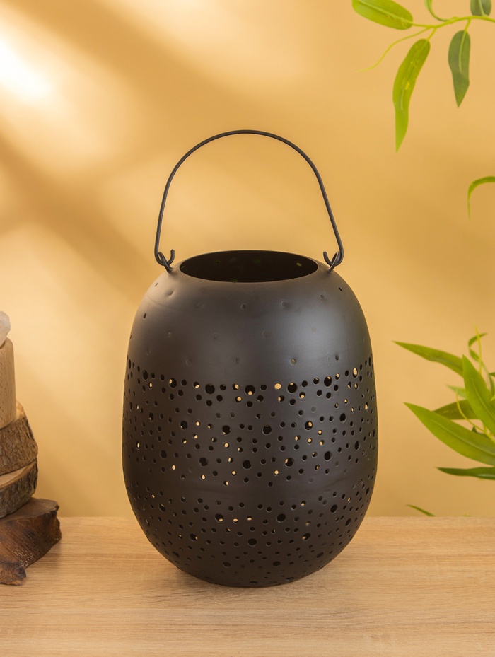 Подсвечник «Сито», 18×18×21 см, металл