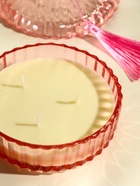 Ароматическая свеча в шкатулке «Розовая», 3 фитиля, сладкий апельсин, 13.3×13.3×9.5 см - Фото 3