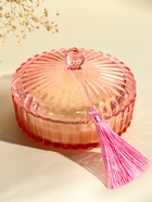 Ароматическая свеча в шкатулке «Розовая», 3 фитиля, сладкий апельсин, 13.3×13.3×9.5 см - Фото 4