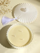 Ароматическая свеча в шкатулке «Белый глянец», 3 фитиля, фрезия, 13.3×13.3×9.5 см - Фото 2