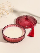 Ароматическая свеча в шкатулке «Красная», 3 фитиля, роза, 13.3×13.3×9.5 см - Фото 2