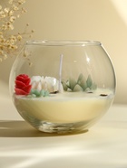 Ароматическая свеча в подсвечнике «Суккуленты», 1 фитиль, кофе, 11×11×10 см - Фото 4