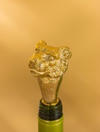 Пробка для бутылок «Лев», 5×5×13 см, алюминий - Фото 1