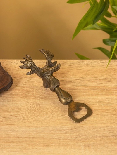 Открывашка «Лось», 15.5×7.5×5 см, алюминий