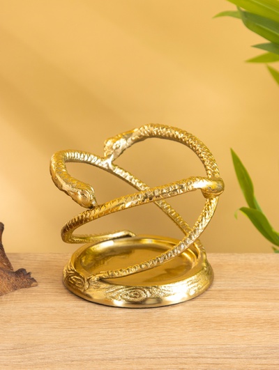 Подставка для бутылки «Змей искуситель», 10.5×10.5×15 см, алюминий