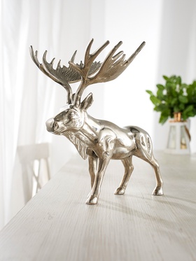 Сувенир «Лось», 33×23×31.5 см, алюминий