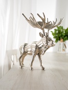 Сувенир «Лось», 33×23×31.5 см, алюминий - фото 7571519