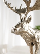 Сувенир «Лось», 33×23×31.5 см, алюминий - фото 7571521