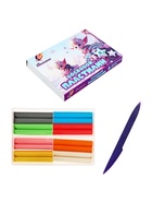 Пластилин «Фантазия» мягкий (восковой), 8 цветов, пастельный, стек, 120 г (комплект 2 шт) - фото 47948751