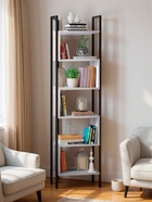 Стеллаж напольный открытый «СТ401», с полками, 486×296×1850 мм, цвет бетон - Фото 3