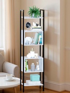 Стеллаж напольный открытый «СТ402», с полками, 486×296×1850 мм, цвет белый - Фото 3