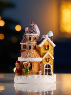 Светодиодная фигура «Пряничный замок», 10×7 см, 4 LED, от батареек, свечение тёплое белое - Фото 6