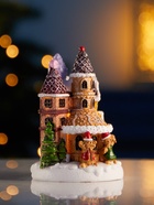 Светодиодная фигура «Пряничный замок», 10×7 см, 4 LED, от батареек, свечение тёплое белое - Фото 7