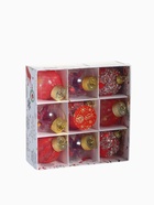 Ёлочные игрушки «Капризы зимы», шары новогодние, d=6 см, 9 шт. красный - Фото 11