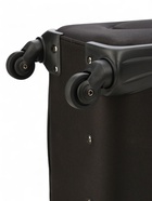 Чемодан на колёсах средний 72 л (M), на молнии, с увеличением, кодовый замок, 4 колеса, чёрный - Фото 8