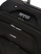 Чемодан на колёсах средний 72 л (M), на молнии, с увеличением, кодовый замок, 4 колеса, чёрный - Фото 9