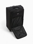 Чемодан на колёсах большой 97 л (L), на молнии, с увеличением, кодовый замок, 4 колеса, чёрный - Фото 12