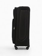 Чемодан на колёсах большой 97 л (L), на молнии, с увеличением, кодовый замок, 4 колеса, чёрный - Фото 3