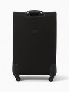 Чемодан на колёсах большой 97 л (L), на молнии, с увеличением, кодовый замок, 4 колеса, чёрный - Фото 4