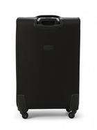 Чемодан на колёсах большой 97 л (L), на молнии, с увеличением, кодовый замок, 4 колеса, чёрный - Фото 5