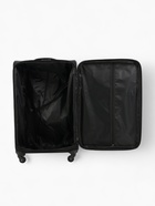 Чемодан на колёсах большой 97 л (L), на молнии, с увеличением, кодовый замок, 4 колеса, чёрный - Фото 8