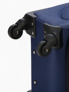 Чемодан на колёсах маленький 45 л (S), на молнии, кодовый замок, 4 колеса, синий - Фото 9