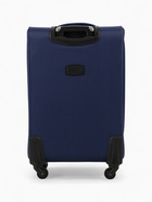 Чемодан на колёсах средний 72 л (M), на молнии, кодовый замок, 4 колеса, синий - Фото 4
