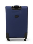 Чемодан на колёсах большой 97 л (L), на молнии, кодовый замок, 4 колеса, синий - Фото 5