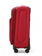 Чемодан на колёсах маленький 45 л (S), на молнии, с увеличением, кодовый замок, 4 колеса, красный - Фото 3